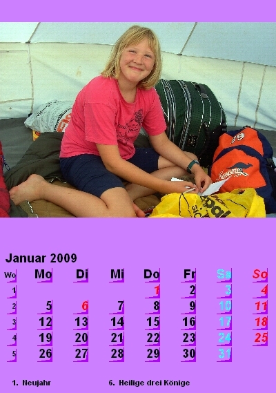 Bildkalender Ausdruck